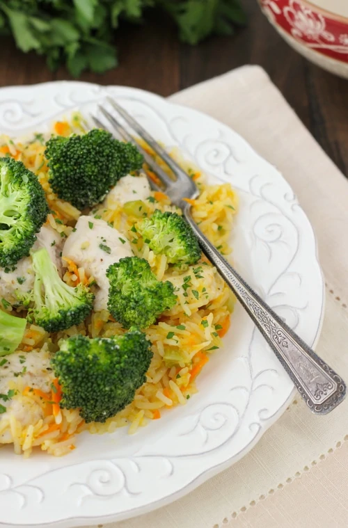 Chicken, Broccoli and Rice Packets-1-22