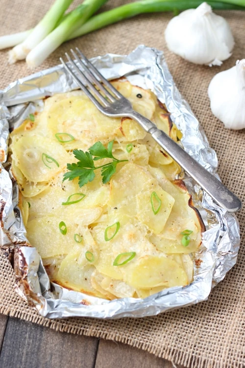 Potato and Celery Root Gratin Packets-1-10