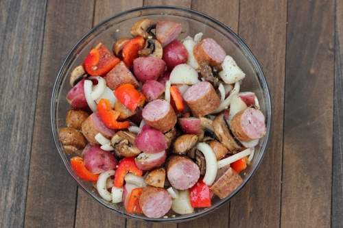 Roasted Potato, Sausage and Pepper Dinner-1-12