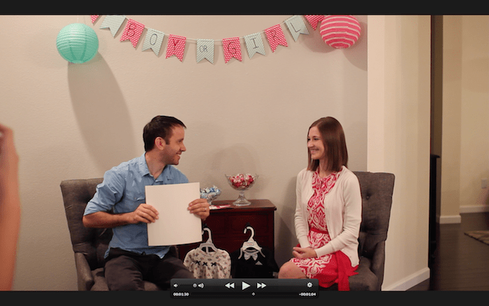 Gender reveal party for our family