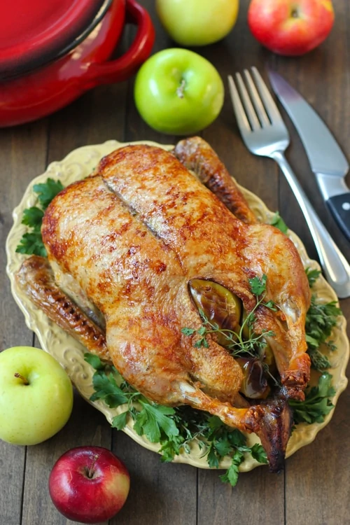 Roast Duck With Apples-1-14