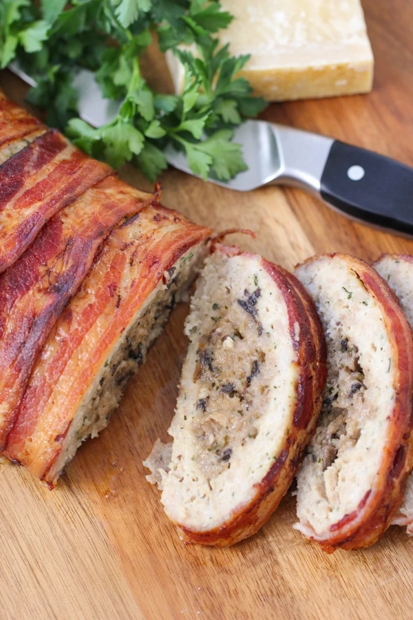 Bacon Wrapped Chicken Meatloaf-1-35