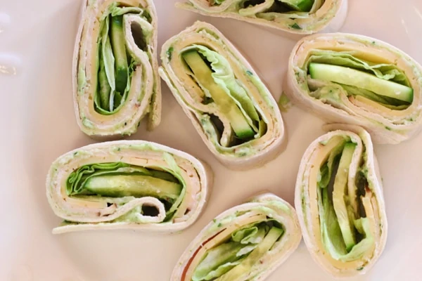 Chicken Cucumber Wraps -1-14