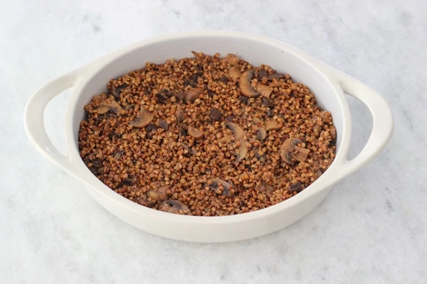 Chicken, Mushroom and Buckwheat Casserole-1-18