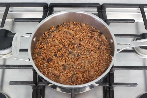 Chicken, Mushroom and Buckwheat Casserole-1-19