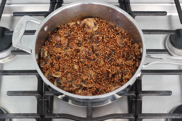 Chicken, Mushroom and Buckwheat Casserole-1-21