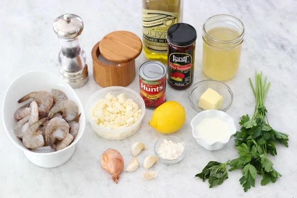 Saucy Shrimp With Sun Dried Tomatoes and Feta-1-42