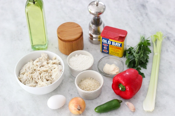 Ingredients for Crab Cakes 