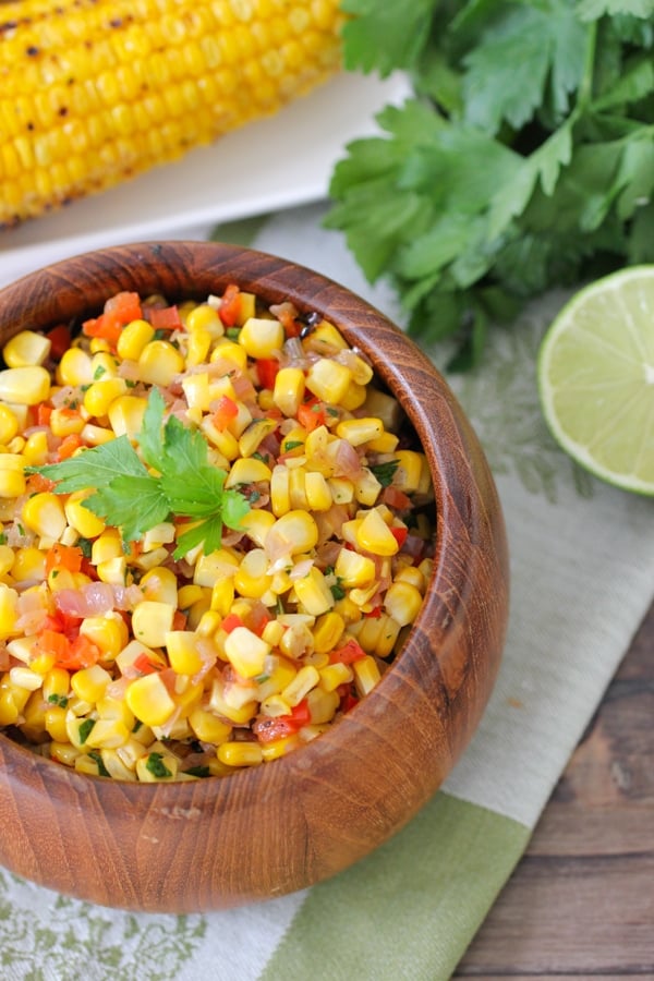 Fire Roasted Corn Salad - Olga's Flavor Factory