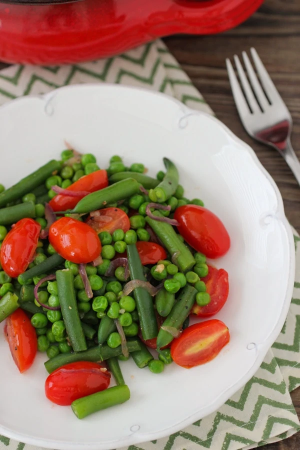 Sauteed Beans, Peas and Cherry Tomatoes-1-10