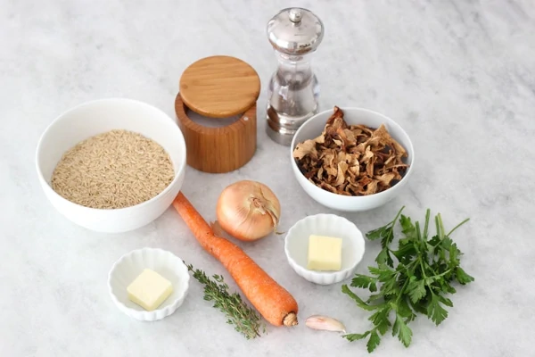 Carrot and Mushroom Brown Rice-1-16