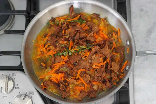 Carrot and Mushroom Brown Rice-6