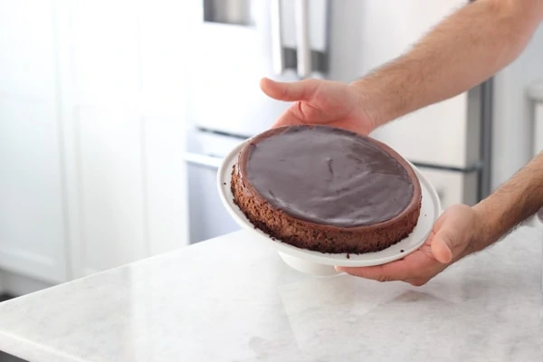 Chocolate Ricotta Cheesecake-17