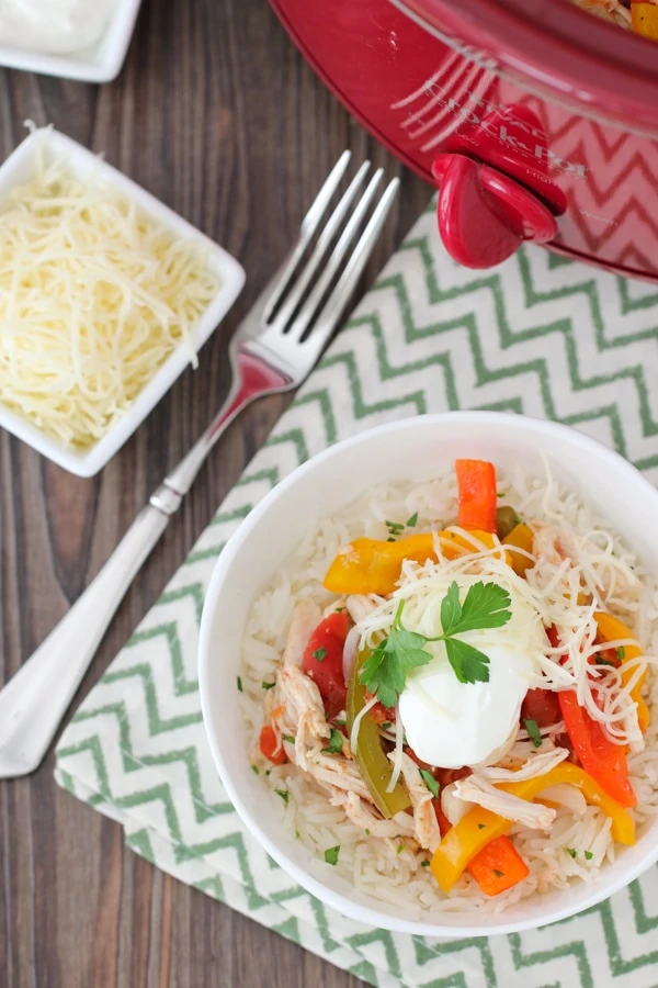 Slow Cooker Chicken and Peppers-14