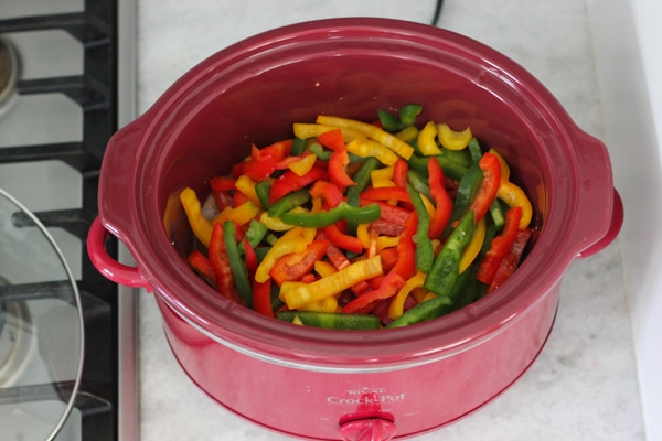 Slow Cooker Chicken and Peppers-8