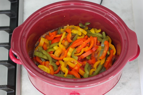 Slow Cooker Chicken and Peppers-9