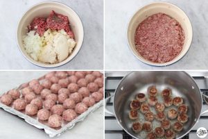 Stroganoff meatballs - how to make homemade meatballs tutorial