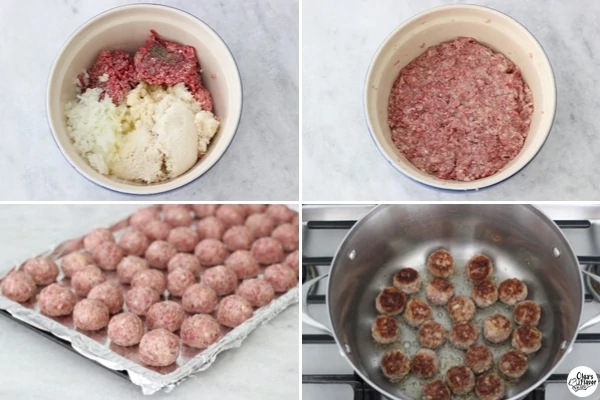 How to make homemade meatballs tutorial
