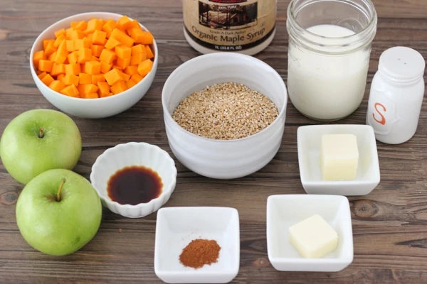 Butternut Squash and Apple Oatmeal-1
