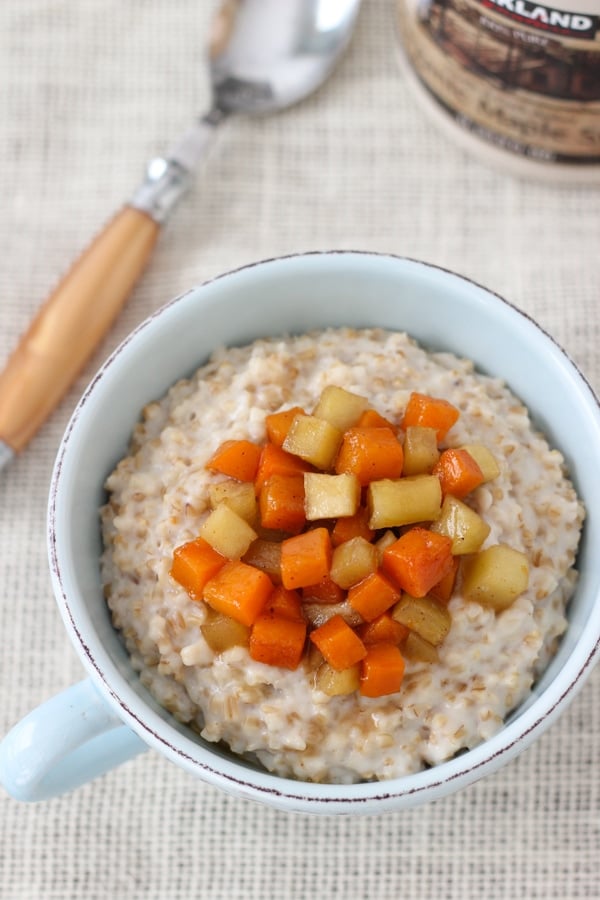 Butternut Squash and Apple Oatmeal-9