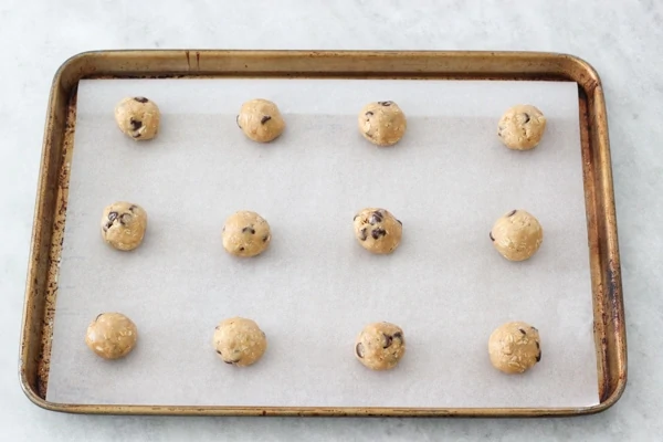 Peanut Butter and Oatmeal Chocolate Chip Cookies-13