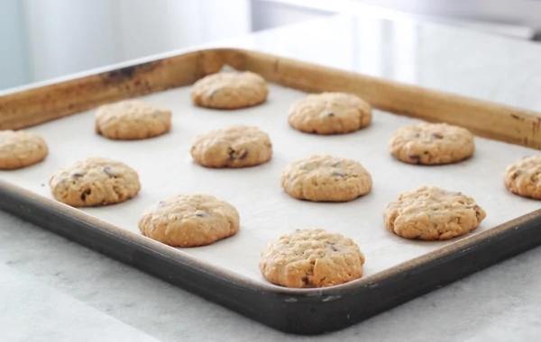 Peanut Butter and Oatmeal Chocolate Chip Cookies-14
