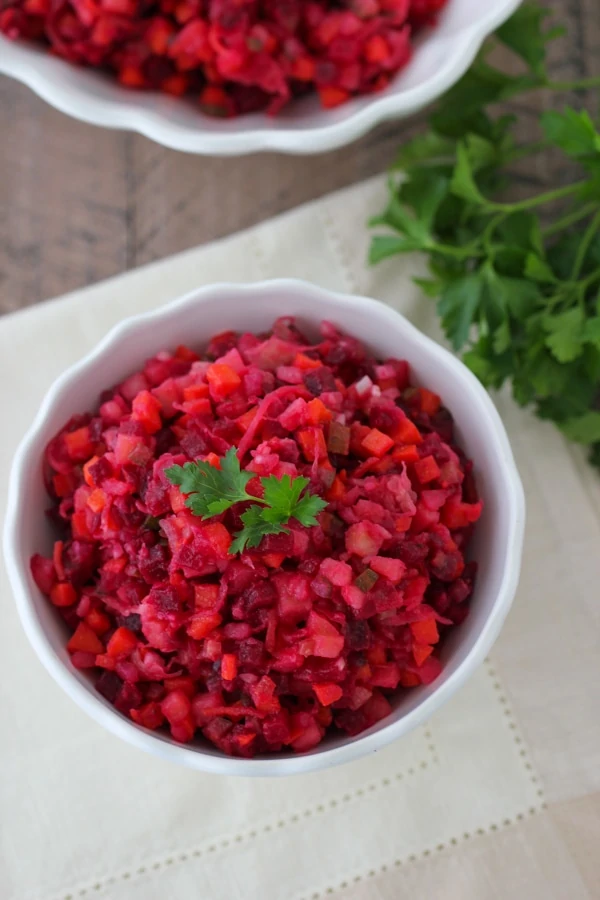 Russian Beet Salad Vinegret -9
