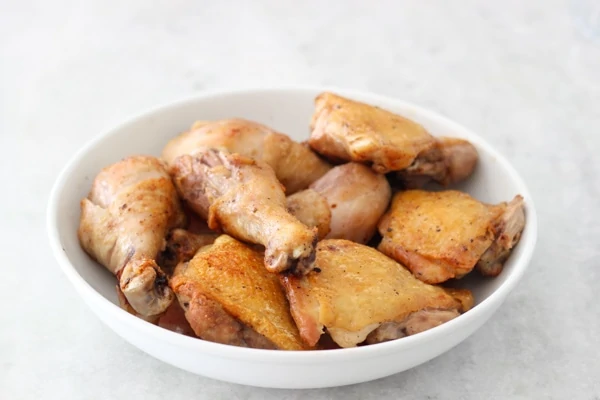 Braised Chicken With Creamy White Wine Sauce-9