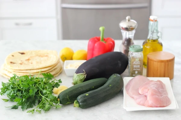 Mediterranean Chicken Pita Wraps-1-20