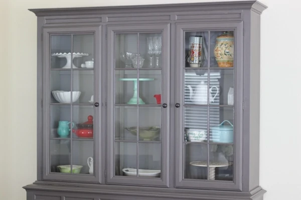 Painted China Cabinet-1-10