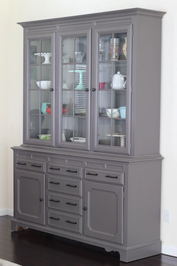 Painted China Cabinet-3
