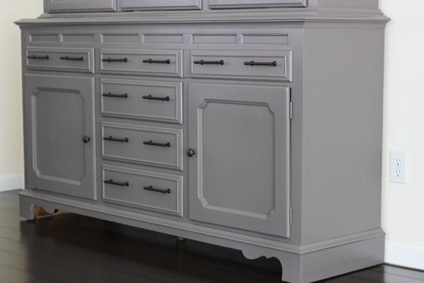 Painted China Cabinet-4