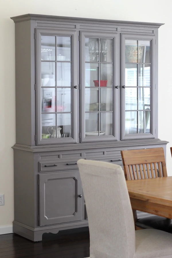 Painted China Cabinet-5