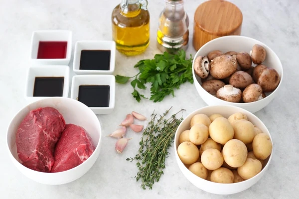 Steak, Mushroom and Potato Kebabs-1-13