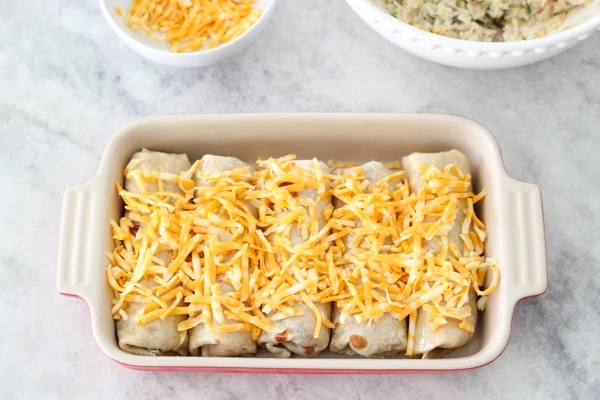 Chicken, Mushroom and Rice Burritos-1-27