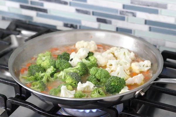 Easy Chicken, Broccoli, Cauliflower and Carrots in a Cream Sauce-1-22