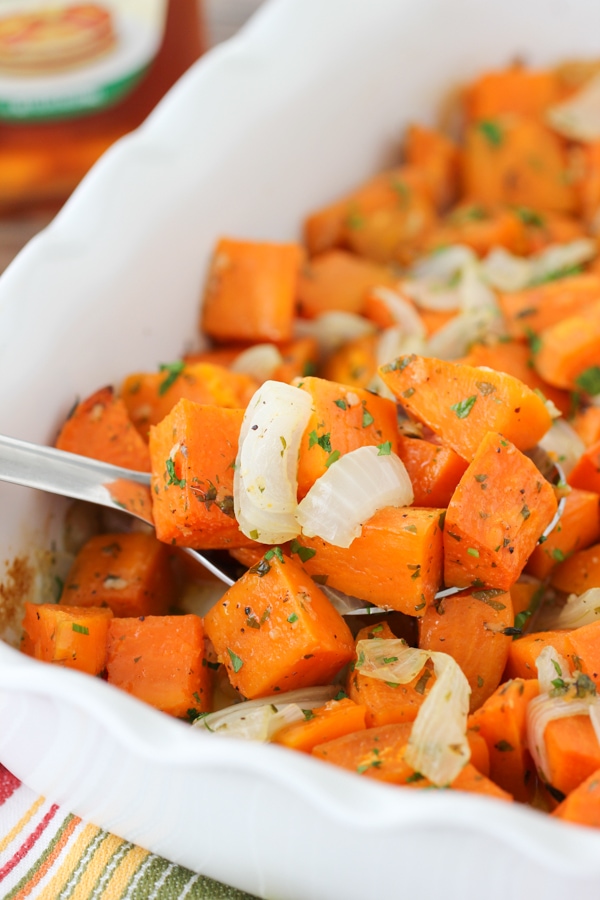 Roasted Sweet Potatoes With Onions-1-8
