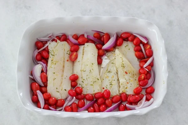 Cod With Cherry Tomatoes and Red Onion-1-6 copy
