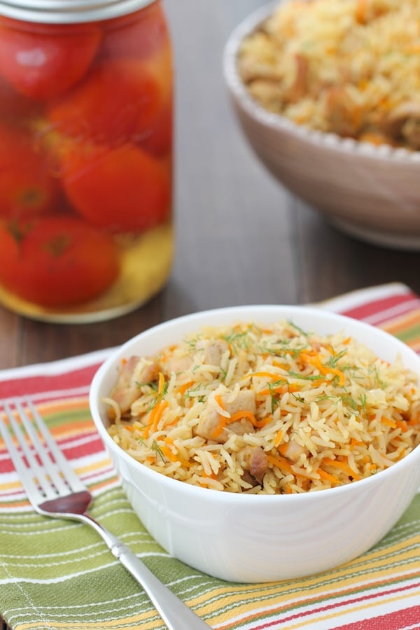 Chicken and Rice Pilaf (Plov) - Olga's Flavor Factory