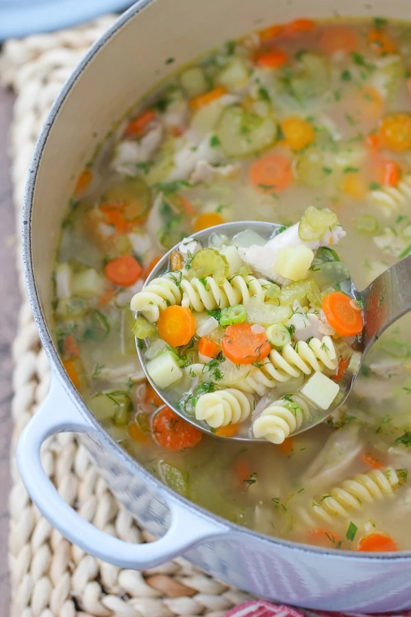 Homemade Chicken Noodle Soup 