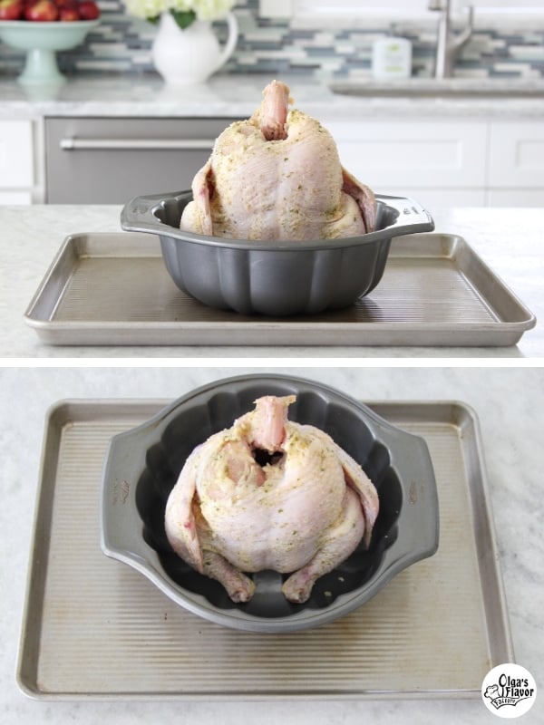Bundt Pan Roast Chicken