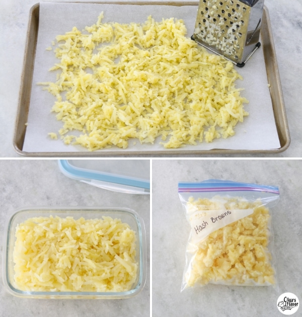 How to freeze hash browns