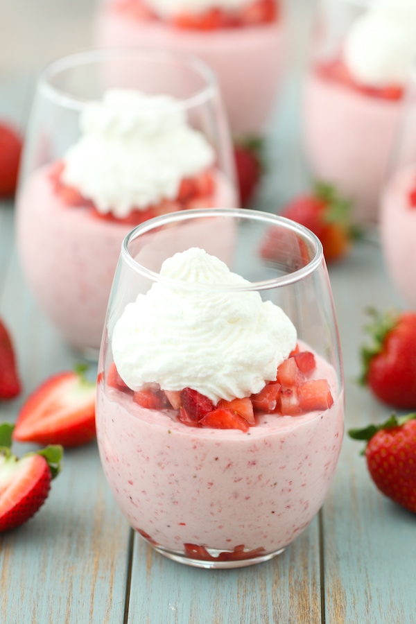 Strawberries and Cream Mousse