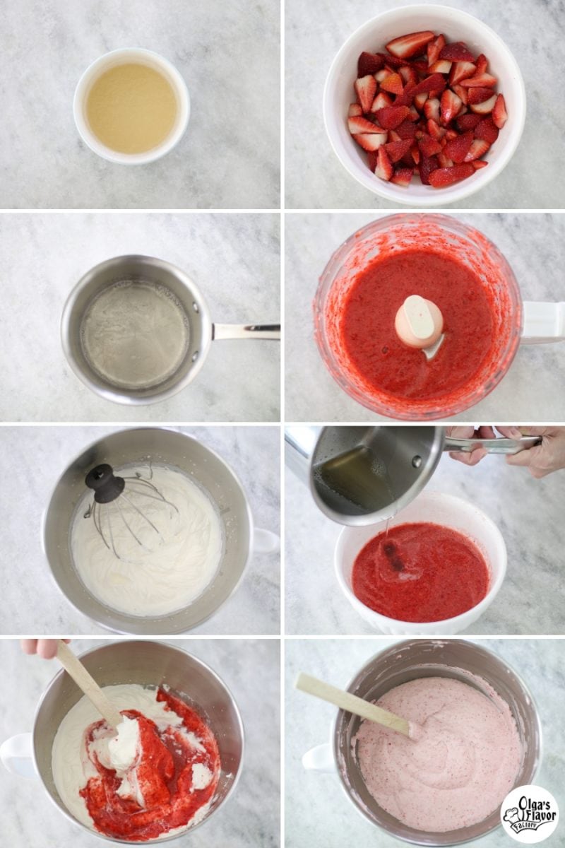 Strawberries and Cream Mousse Tutorial