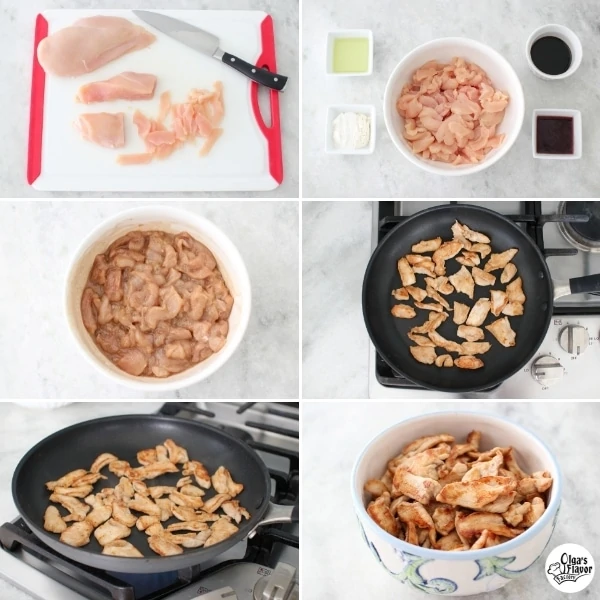 How to prepare and cook velveted chicken for stir fry, making it really tender. 
