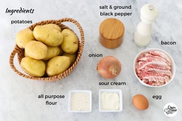 Ingredients for Potato Babka