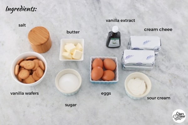 Ingredients For Cheesecake
