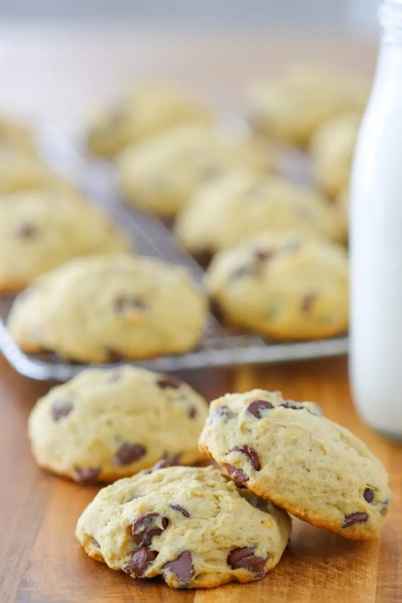 Banana Chocolate Chip Cookies