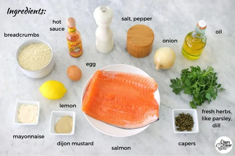 Ingredients For Salmon Cakes