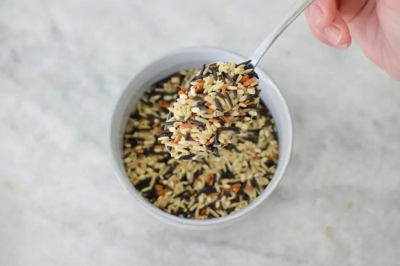 wild rice blend with brown rice, red rice and black rice